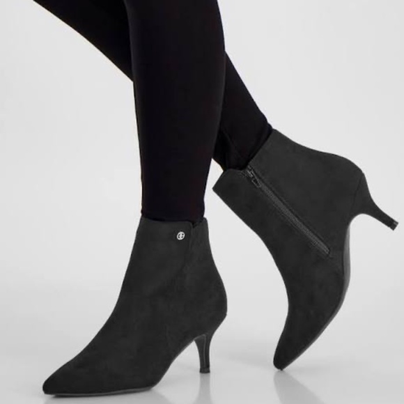 NEW Giani Bernini Women's Carminee Memory Foam Kitten Heel Dress Boots Booties - Picture 7 of 7
